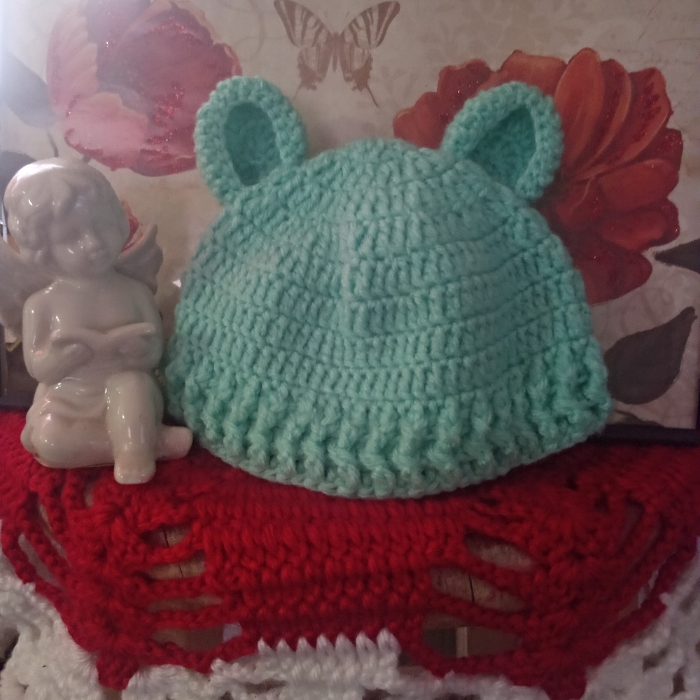 Newbord baby Bear hat